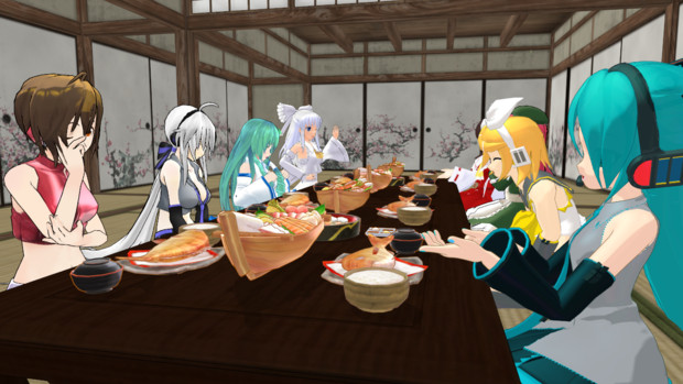夕食会 グループ3 Raksaasa さんのイラスト ニコニコ静画 イラスト