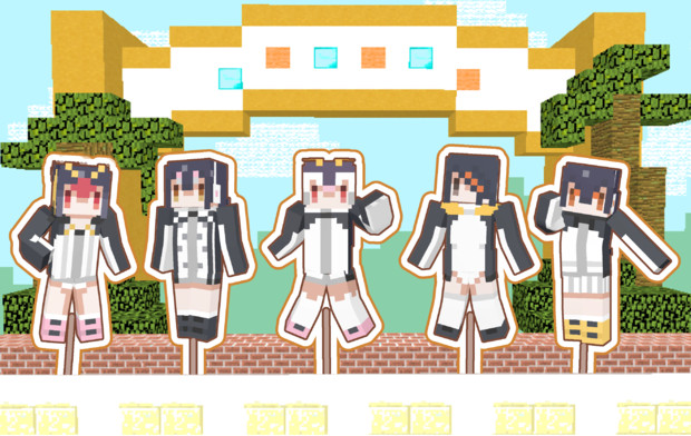 マイクラ Ppp スキンセット ぷと さんのイラスト ニコニコ静画 イラスト