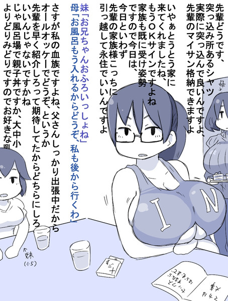 いもくさモブ顔なのに胸元を見ると突然おっぱいがでかい系後輩３ 閃光 さんのイラスト ニコニコ静画 イラスト