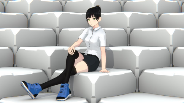 ポニテちゃん改装中 れお ぱるど さんのイラスト ニコニコ静画 イラスト