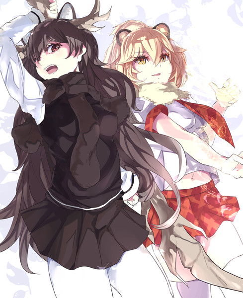 ライオンとヘラジカです トーマス さんのイラスト ニコニコ静画 イラスト