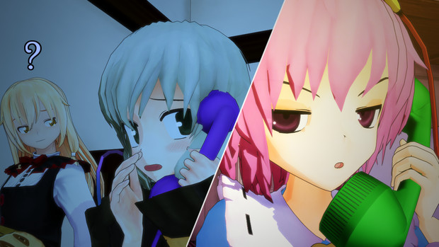 夜な夜な鳴り響くメリーさんの電話にびっくりするこいしちゃん可愛い 黄泉 よみ さんのイラスト ニコニコ静画 イラスト