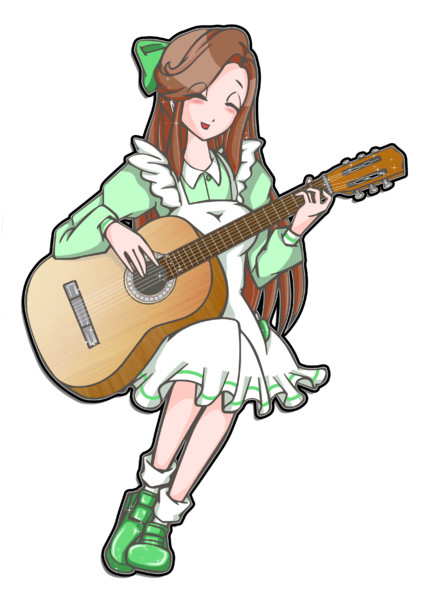 演奏 アコースティックギター Lenna さんのイラスト ニコニコ静画 イラスト