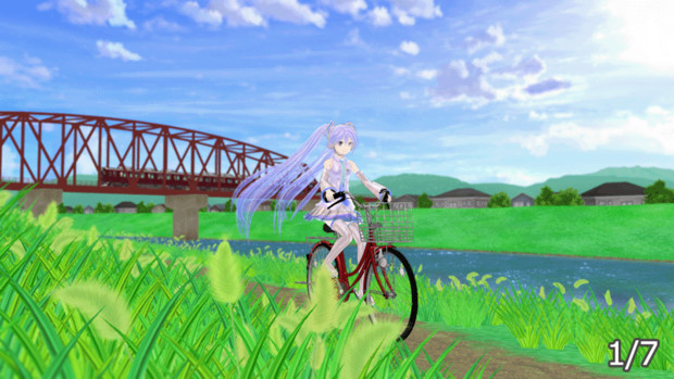 Mmd 青春する堤防 ステージ配布 Hiro K さんのイラスト ニコニコ静画 イラスト