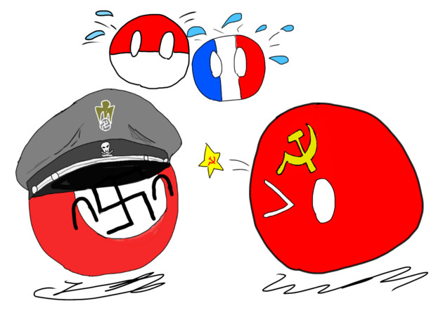 ポーランドボールde歴史 英雄都市 さんのイラスト ニコニコ静画 イラスト