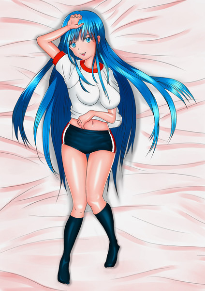 抱き枕風でブルマの女の子 春川奈緒 さんのイラスト ニコニコ静画 イラスト
