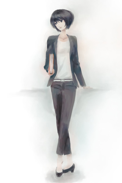 黒スーツの女性 柊 霞 さんのイラスト ニコニコ静画 イラスト