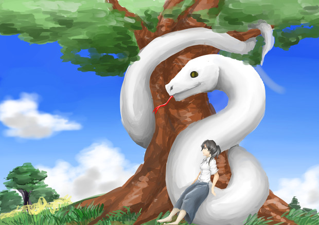 白蛇 蜥蜴男 さんのイラスト ニコニコ静画 イラスト