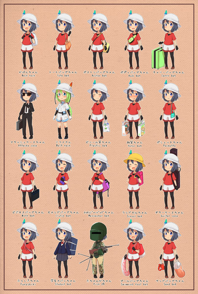 かばんちゃん七変化 Oops さんのイラスト ニコニコ静画 イラスト