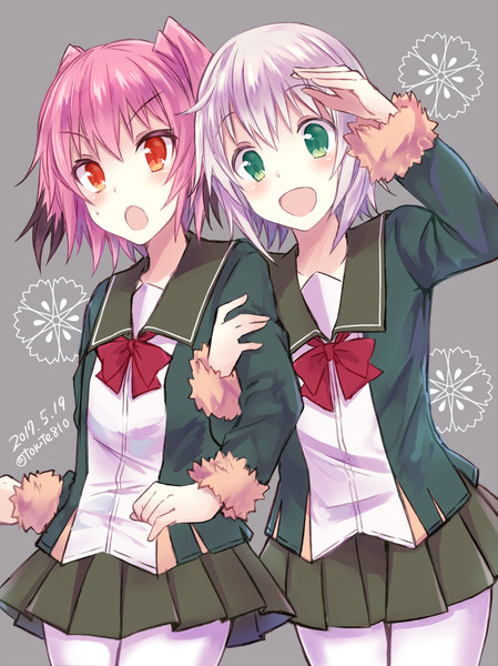 白タイツ姉妹占守ちゃん＆国後ちゃん