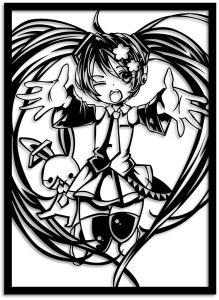 切り絵 初音ミク たかっしー 切り絵 さんのイラスト ニコニコ静画 イラスト