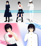MMDオリキャラ 六花 v1.10【モデル配布】