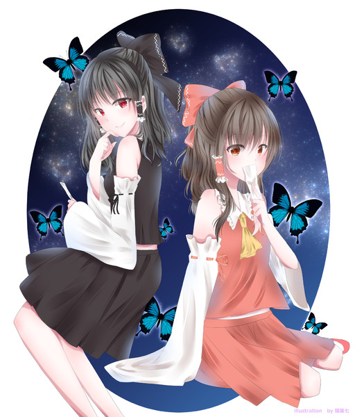 赤黒霊夢 Haruki さんのイラスト ニコニコ静画 イラスト