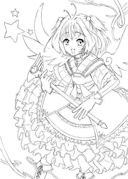 シャーペンでカードキャプターこすず 仮 線画ver 銀煙管 さんのイラスト ニコニコ静画 イラスト