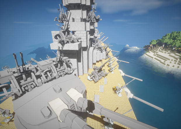Minecraft 戦艦山城 対空戦闘用意 Jointblock まから さんのイラスト ニコニコ静画 イラスト
