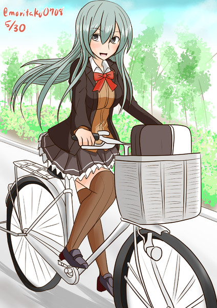 自転車通学の鈴やん Morita さんのイラスト ニコニコ静画 イラスト