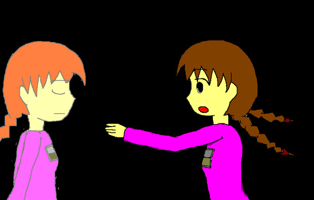 もう一人の自分に会った窓付き ニコニコ静画 イラスト