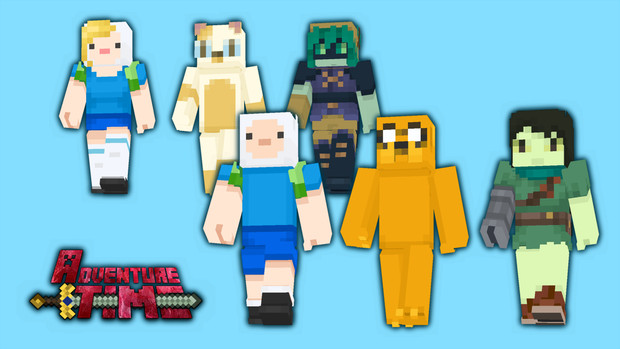Minecraftスキン アドベンチャー タイム チキチキバンバン さんのイラスト ニコニコ静画 イラスト