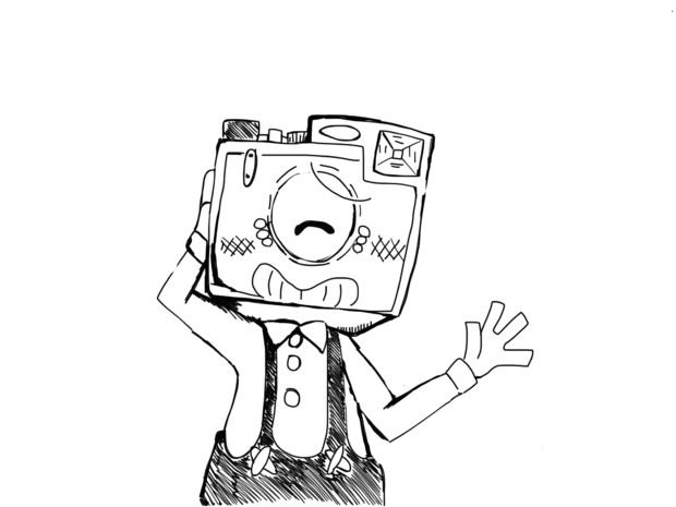 フリーイラスト カメラボーイ2 落書き 片道 美春 さんのイラスト ニコニコ静画 イラスト