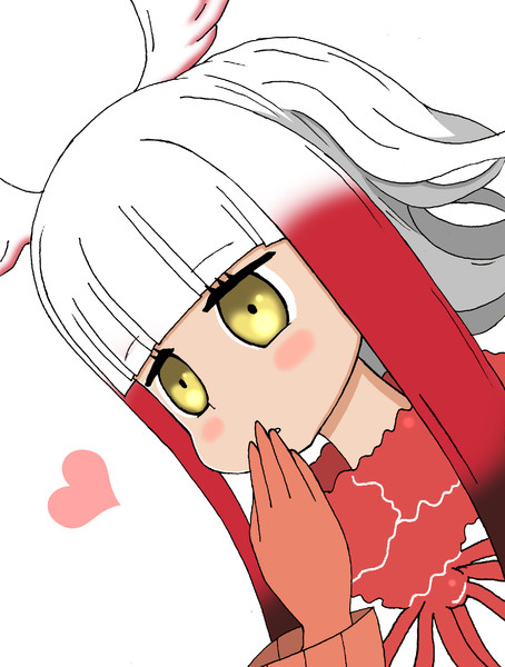 トキちゃん けものフレンズ の投げキッス ぐはぁ Shin Nosuke さんのイラスト ニコニコ静画 イラスト