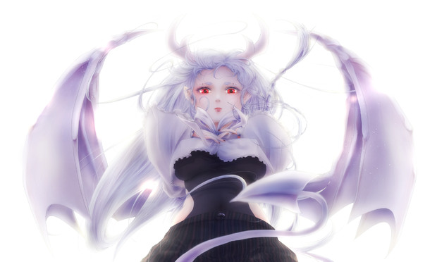 白の悪魔 / みケ さんのイラスト ニコニコ静画 (イラスト)