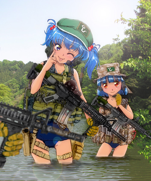河城 にとりのコーストガード なかむら さんのイラスト ニコニコ静画 イラスト