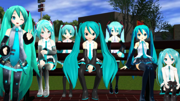 Mmd ちびミク Kotaro さんのイラスト ニコニコ静画 イラスト