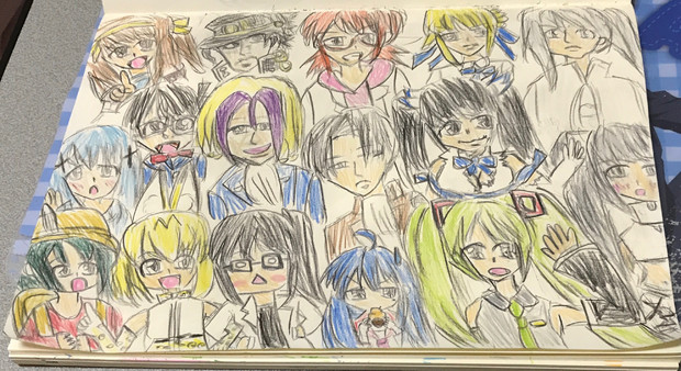 好きなキャラ集合絵 最羽々野ちーこ さんのイラスト ニコニコ静画 イラスト