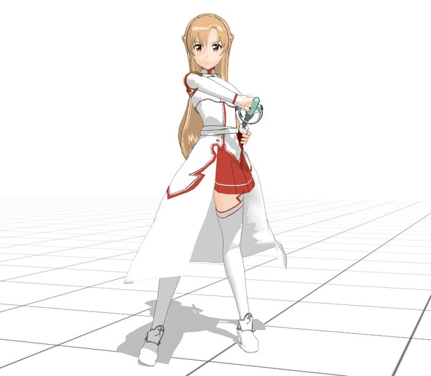Mmd 結城明日奈 血盟騎士団 まめる さんのイラスト ニコニコ静画 イラスト