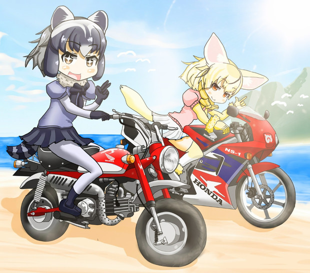 原付フレンズ Aibii Stop404man さんのイラスト ニコニコ静画 イラスト