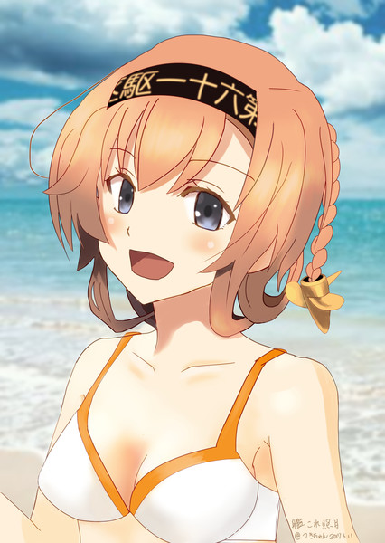 水着照月ちゃん つきちゃん さんのイラスト ニコニコ静画 イラスト