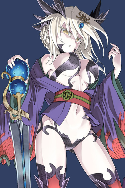 酒呑衣装を他鯖に着せた その1 ランサーアルトリア オルタ さん うがつまつき さんのイラスト ニコニコ静画 イラスト