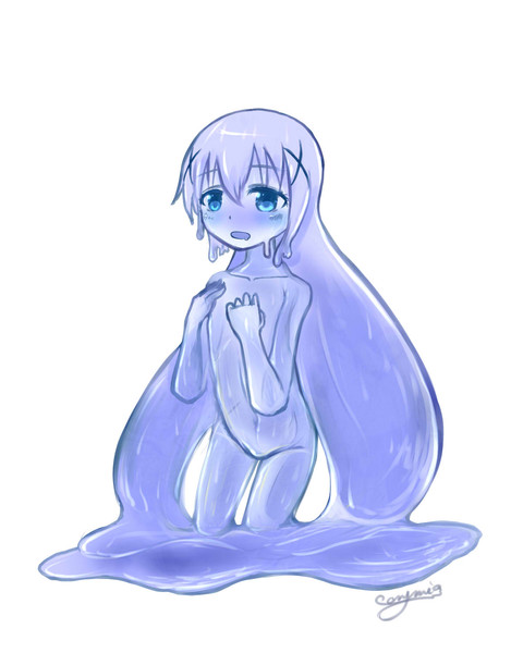 スライム化チノちゃん 此水ばさると さんのイラスト ニコニコ静画 イラスト
