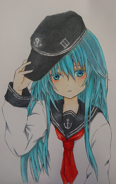 コピック塗り絵 線画借りました Ad さんのイラスト ニコニコ静画 イラスト