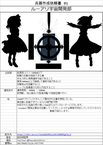 Fromthedepths 兵器作成依頼書01 ルーアリ宇宙開発部 設計師 国泰1世 さんのイラスト ニコニコ静画 イラスト