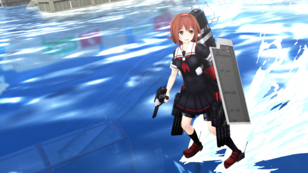 MMD艦これ】水没都市探索－② - ニコニコ静画(イラスト)