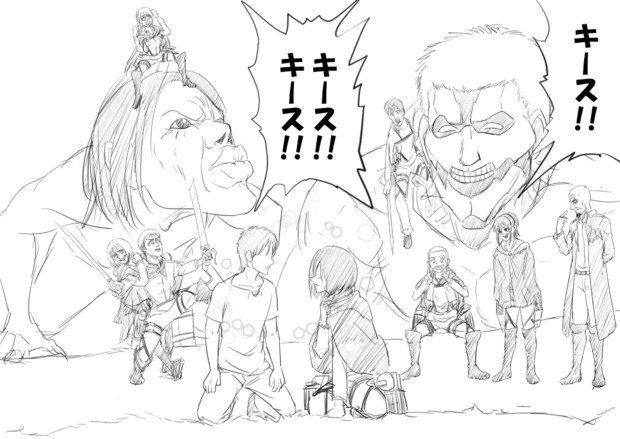 マフラーを巻いてくれてありがとう Tガシ パロディ さんのイラスト ニコニコ静画 イラスト