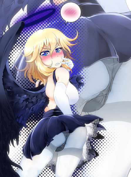 白ストに黒下着 オリキャラ ホリィ 龍トウ さんのイラスト ニコニコ静画 イラスト