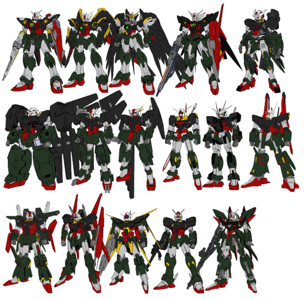 続 リアルタイプカラーガンダム 詰め合わせ コノザワ さんのイラスト ニコニコ静画 イラスト