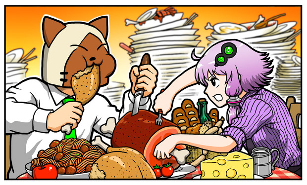食いしん坊ゆかり 黒汐 さんのイラスト ニコニコ静画 イラスト