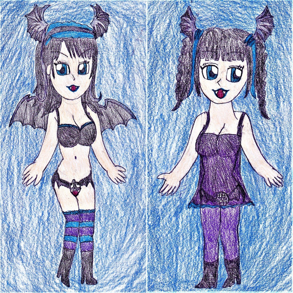 ナイとメア サキュバスver 三浦あずき さんのイラスト ニコニコ静画 イラスト