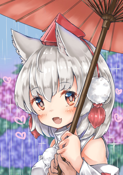 椛たんと相合傘 おのみや さんのイラスト ニコニコ静画 イラスト