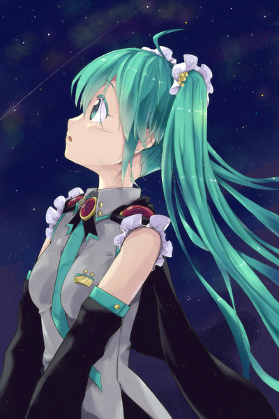 夜空見上げた Mosaiko さんのイラスト ニコニコ静画 イラスト