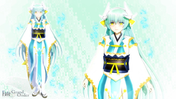 Mmd Fgo 清姫 バーサーカー モデル配布 あかね さんのイラスト ニコニコ静画 イラスト