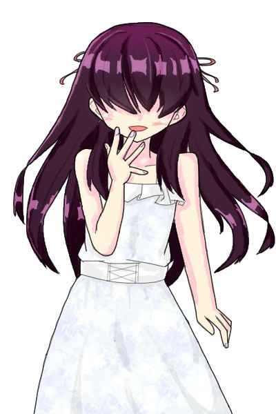 目隠れ系女子 北海つばめ さんのイラスト ニコニコ静画 イラスト