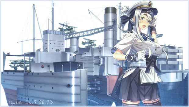 艦娘抜錨 水上機母艦 神威 きーくん さんのイラスト ニコニコ静画 イラスト