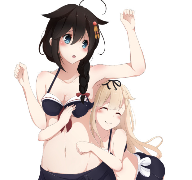 時雨と夕立 Kazu3 さんのイラスト ニコニコ静画 イラスト