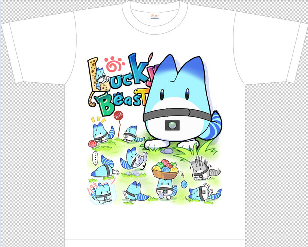 パーク内の売店で売ってたtシャツ ラッキービースト Dejavu さんのイラスト ニコニコ静画 イラスト