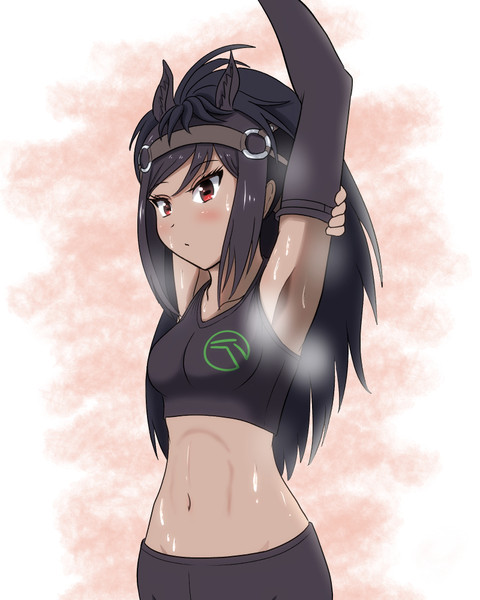 サラブレッドあおかげ けものフレンズ ニコニコ静画 イラスト