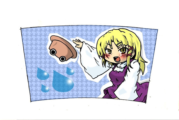 諏訪子タンブラー台紙 のひんこよ さんのイラスト ニコニコ静画 イラスト